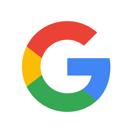 The logo of Google.